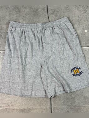 Vintage gray pro edge u of m sweatshorts